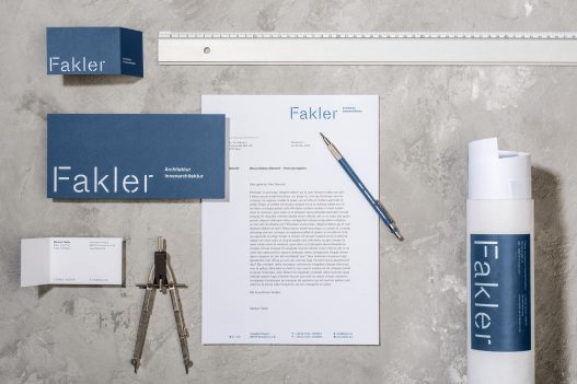 Fakler Architekten Briefpapier und Visitenkarten