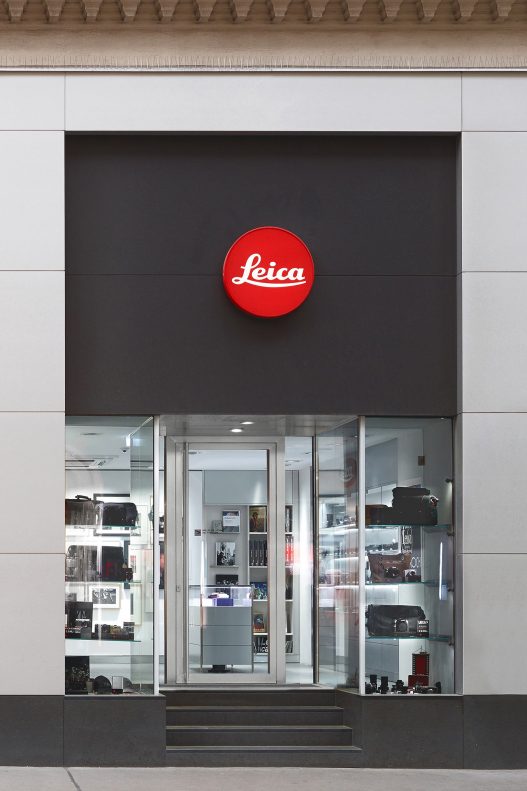 Leica Shop Eingang in Wien