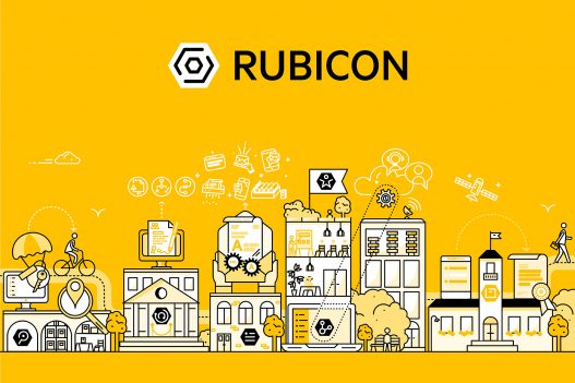 Rubicon Imagewelt in Schwarz, Weiß und Gelb