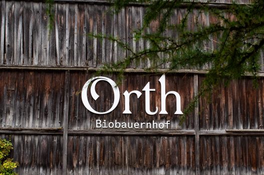 Orth Biobauernhof Schriftzug