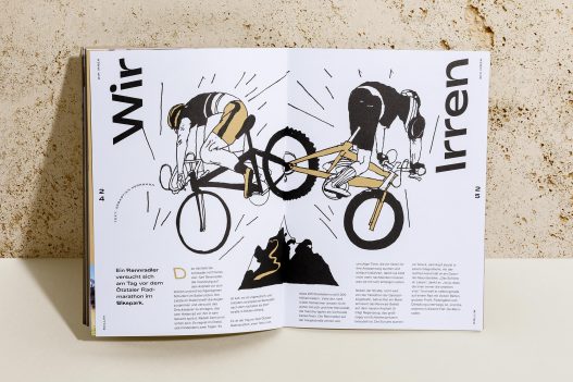 Bike Republic Magazin Rollin’ Illustration