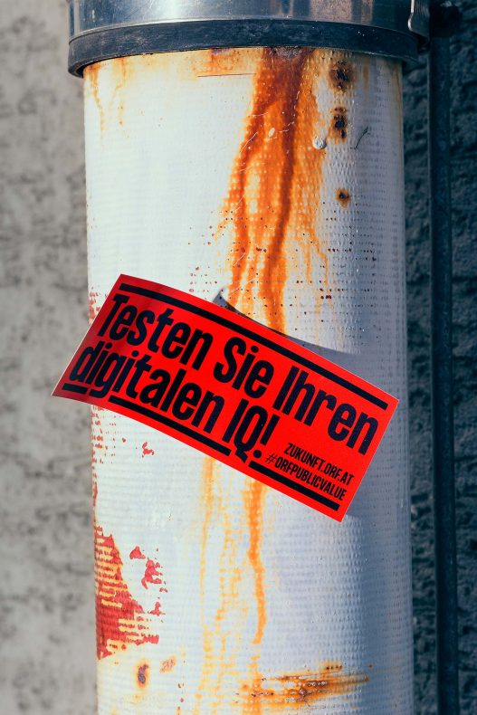 ORF Public Value Bericht David vs. Goliath Sticker