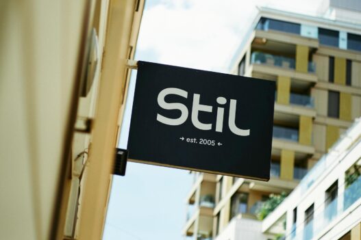 Stil-Laden Vienna Logo-Sign